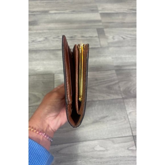 Authentic Louis Vuitton Vintage French Kisslock Long Wallet - Picture 10 of 16